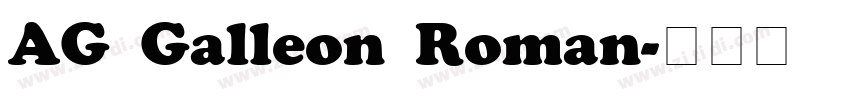 AG Galleon Roman字体转换 AG Galleon Roman字体转换